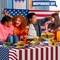 4th of July Table Cloths – 2 Pack Patriotic American Flag Plastic Table Covers, 54" x 108", 250th Anniversary Independence Day Decorations